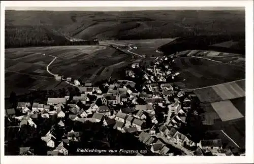 Ak Riedöschingen Blumberg am Schwarzwald, Fliegeraufnahme