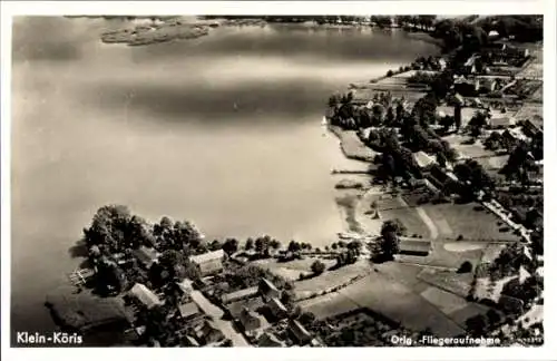 Ak Klein Köris Groß Köris im Kreis Dahme Spreewald, Fliegeraufnahme