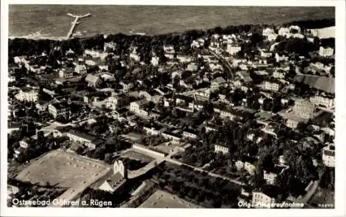 Ak Ostseebad Göhren auf Rügen, Fliegeraufnahme, Hotel Seestern, Villa Freia