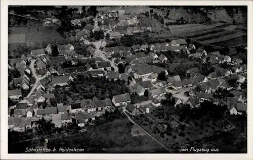 Ak Söhnstetten Steinheim am Albuch Schwäbische Alb Württemberg, Fliegeraufnahme