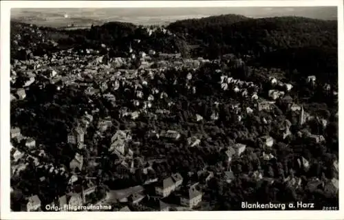 Ak Blankenburg am Harz, Fliegeraufnahme