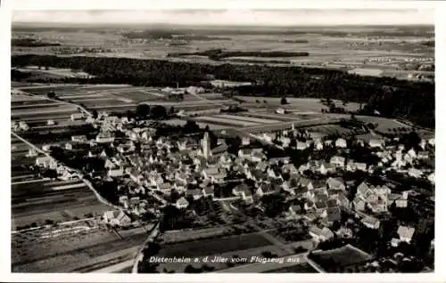 Ak Dietenheim an der Iller, Fliegeraufnahme