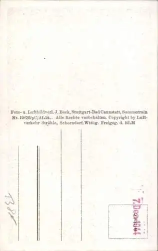 Ak Unterkirchberg Illerkirchberg in Württemberg, Fliegeraufnahme