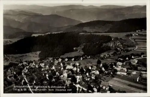 Ak Aichhalden im Schwarzwald, Fliegeraufnahme