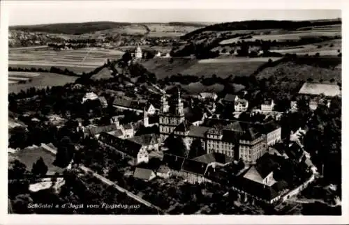 Ak Schöntal an der Jagst Württemberg, Fliegeraufnahme