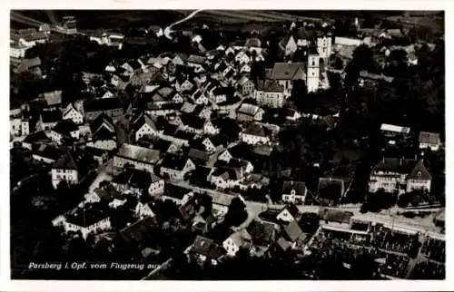 Ak Parsberg in der Oberpfalz, Fliegeraufnahme