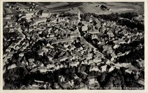 Ak Sulzbach Rosenberg Fränkische Alb Oberpfalz, Fliegeraufnahme