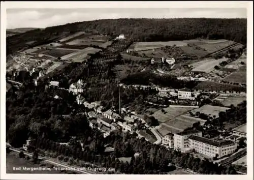 Ak Bad Mergentheim in Tauberfranken, Fliegeraufnahme