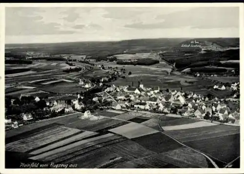 Ak Pleinfeld in Mittelfranken, Fliegeraufnahme