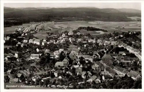 Ak Bonndorf im Schwarzwald, Fliegeraufnahme