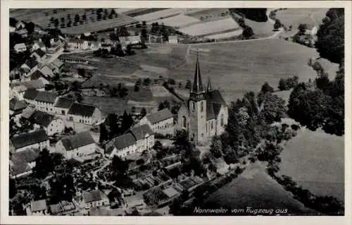 Ak Nonnweiler Saarland, Fliegeraufnahme