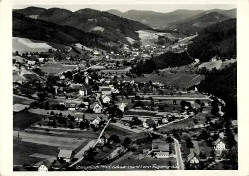 Ak Oberwolfach im Schwarzwald, Fliegeraufnahme