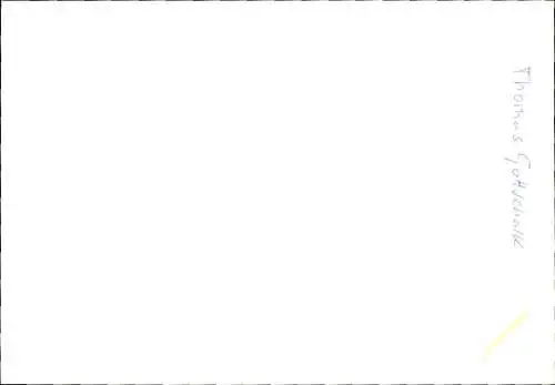 Ak Moderator Thomas Gottschalk, Portrait, Autogramm