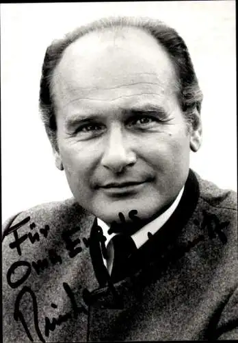 Ak Schauspieler Reinhard Glemnitz, Portrait, Autogramm