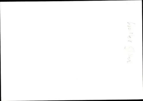 Ak Sänger Walter Giller, Portrait, Autogramm