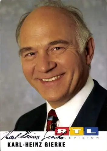 Ak Schauspieler Karl-Heinz Gierke, Portrait, Autogramm