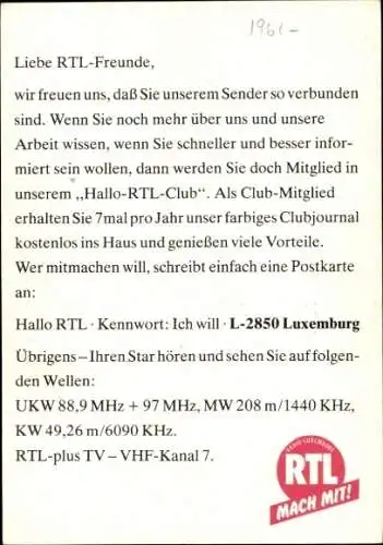 Ak Moderator Thomas Germann, Portrait, Autogramm