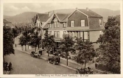 Ak Bad Harzburg am Harz, Hotel Stadt Hamburg