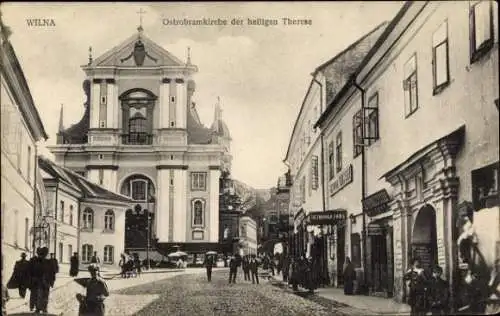 Ak Vilnius Wilna Litauen, Ostrobramkirche der heiligen Therese