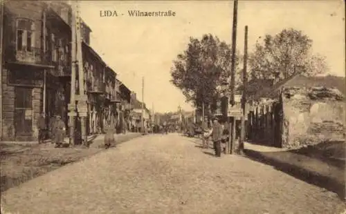 Ak Lida Weißrussland, Wilnaerstraße