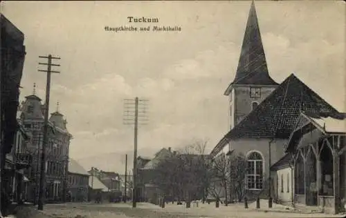 Ak Tukums Tuckum Lettland, Hauptkirche, Markthalle