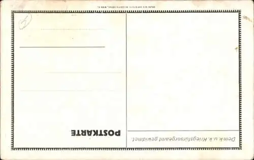 Künstler Ak Brüch, O., Erzherzog Friedrich von Österreich Teschen, KuK Kriegsfürsorgeamt