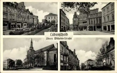 Ak Lüdenscheid, Obere-Wilhelm-Straße, Kirche