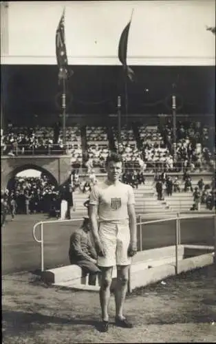 Ak Stockholm Schweden, Olympische Spiele 1912, Leichtathlet Ralph Craig