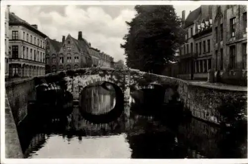 Ak Bruges Brügge Flandern Westflandern, Pont des Augustins