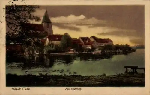 Ak Mölln in Lauenburg, am Stadtsee