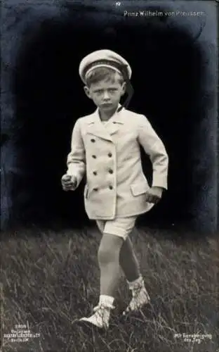 Ak Prinz Wilhelm von Preußen, Kinderportrait, Liersch 2809