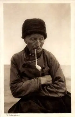 Ak Volendam Nordholland Niederlande, Fischer