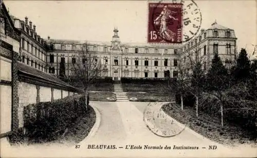 Ak Beauvais Oise, L'Ecole Normale des Instituteurs