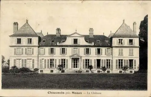 Ak Chauconin Seine et Marne, Chateau