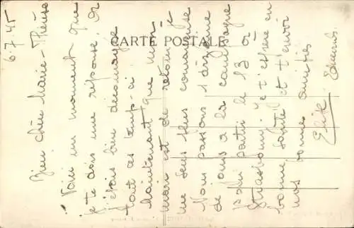 Ak Normandie, L'heure de traire, Frau mit Kuh