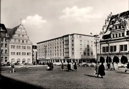 Ak Leipzig in Sachsen, Marktplatz