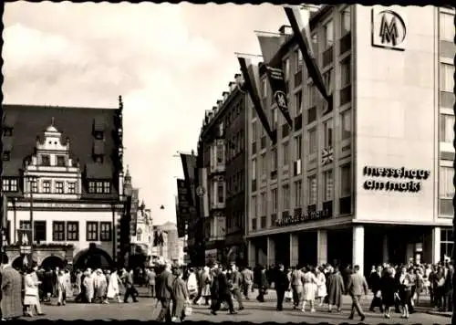 Ak Leipzig in Sachsen, Messehaus am Markt