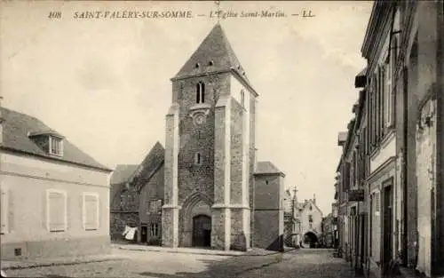 Ak Saint Valery sur Somme, Kirche Saint Martin