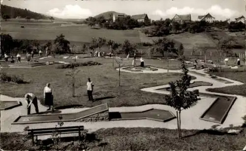 Ak Baiersbronn im Schwarzwald, Kleingolfplatz