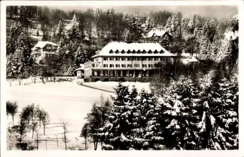 Ak Freudenstadt im Schwarzwald, Posterholungsheim, Winter