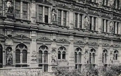 Ak Heidelberg am Neckar, Schlossfassade, Friedrichsbau