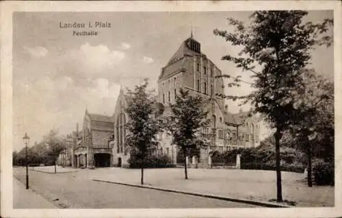 Ak Landau Pfalz, Festhalle