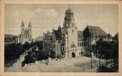 Ak Magdeburg an der Elbe, Kaiser-Friedrich-Museum