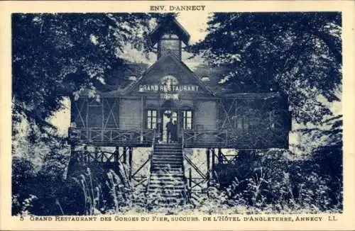 Ak Annecy Haute Savoie, Grand Restaurant des Gorges du Fier, Hotel d'Angleterre