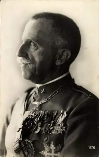 Ak Viktor Emanuel III., König von Italien