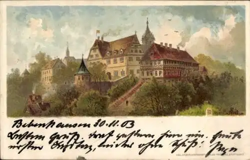 Ak Bebenhausen Tübingen am Neckar, Kloster, Kgl. Jagdschloss