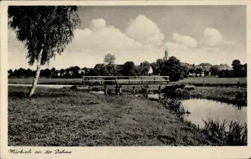 Ak Märkisch Buchholz Dahme Spreewald, Uferansicht