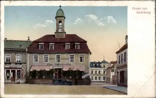 Ak Radeburg in Sachsen, Gasthaus Zum Rathskeller