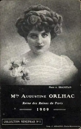 Ak Augustine Orlhac, Königin von Queens Paris