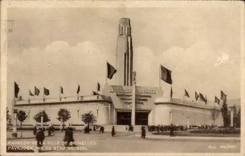 Ak Brüssel Brüssel, Ausstellung 1935, Pavillon der Stadt Brüssel